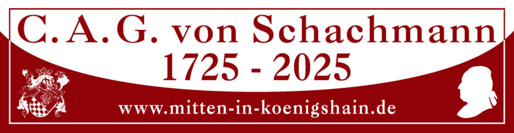 Jubiläumsjahr Schachmann 2025