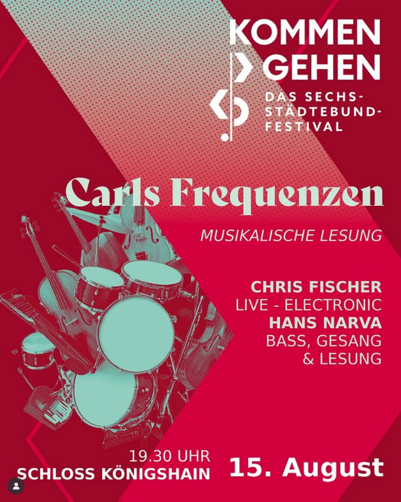 Stipendiaten-Konzert: "Musikalische Lesung zum 300. Geburtstag von Carl Adolph von Schachmann mit Chris Fischer aka PPC und Hans Narva"